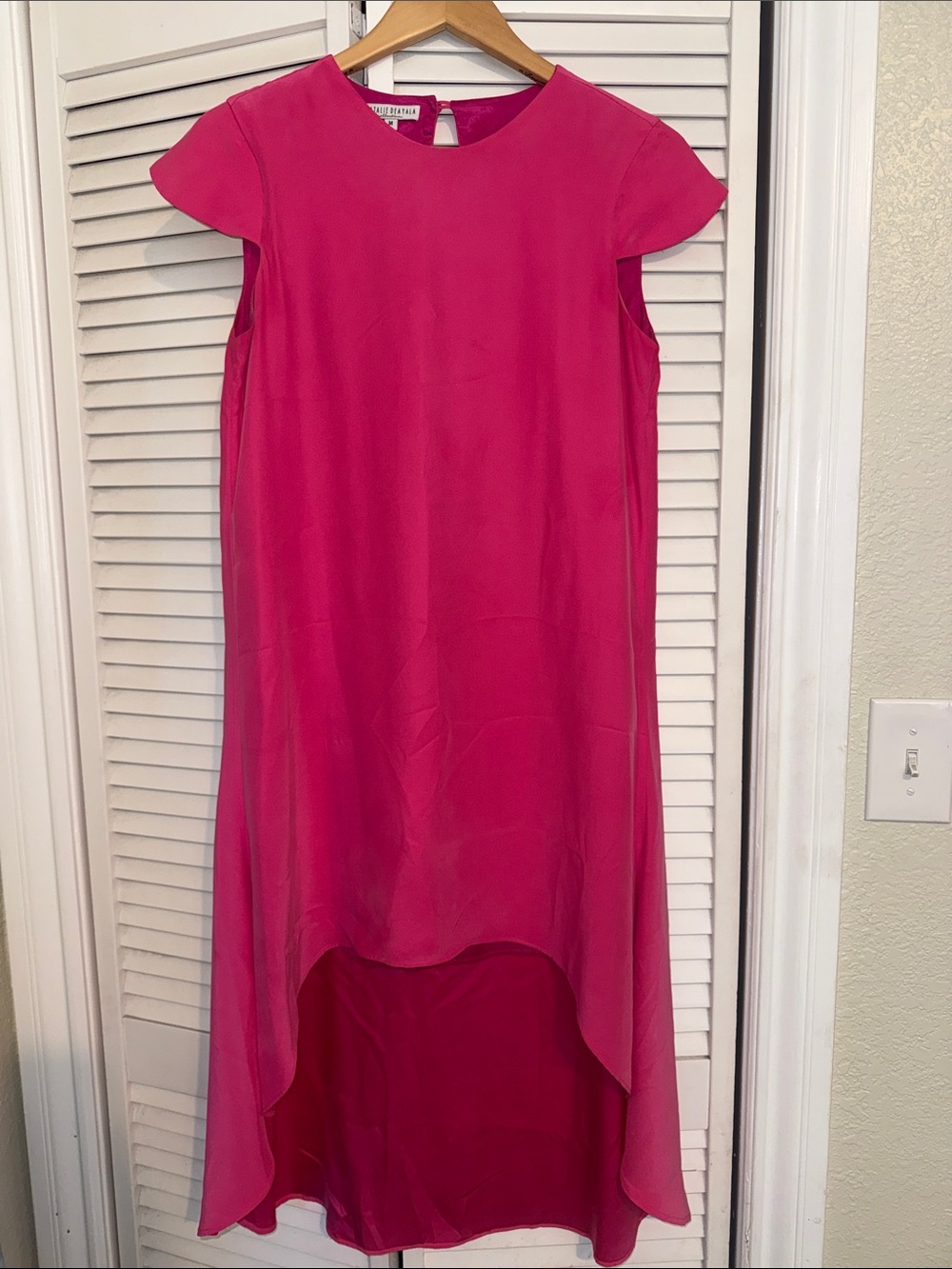 Natalie Deayala Fuchsia High-Low Shift Dress - M